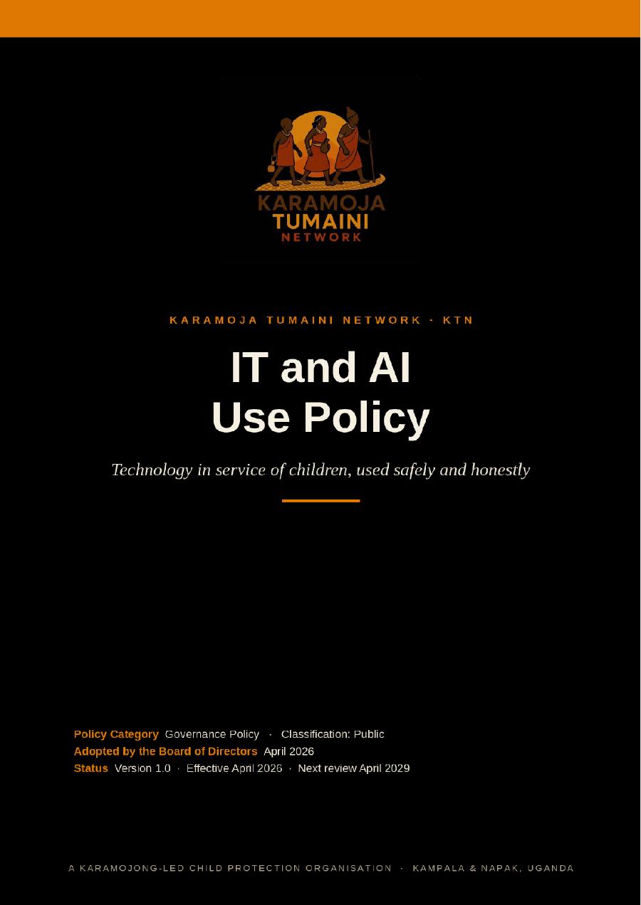 First page of IT & AI Use Policy